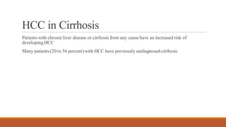 Hepatocellular carcinoma (HCC) | PDF