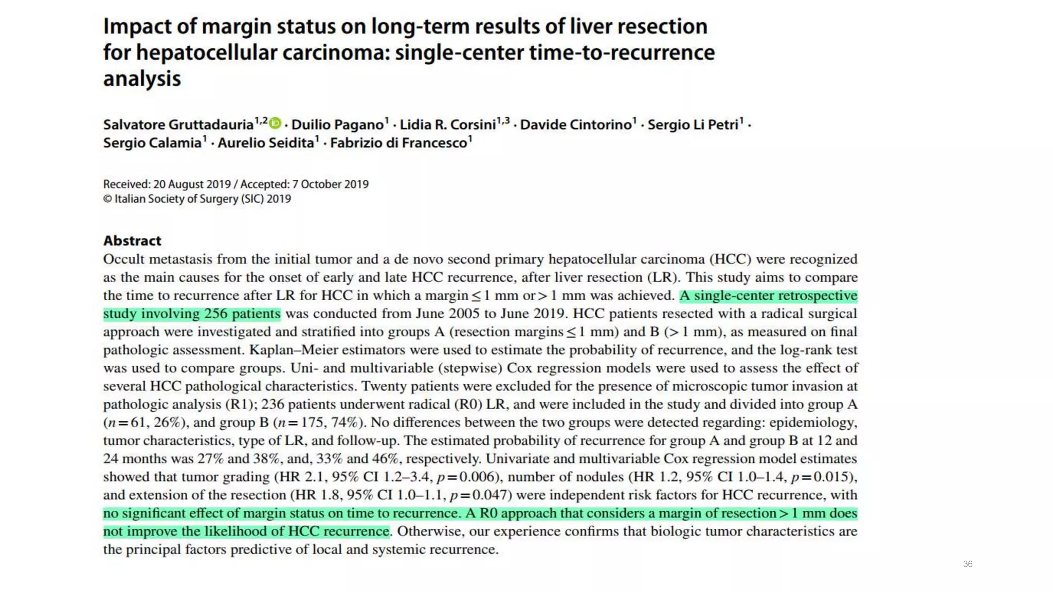 Hepatocellular carcinoma 2020 | PPTX