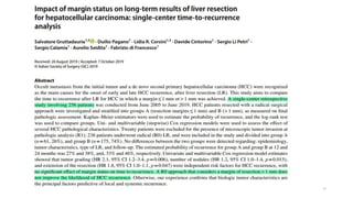 Surgical Technique
• Parenchymal Transection
• Two steps: crushing of the liver parenchyma to detect vessels and their
subsequent occlusion.
• Tools
• Clamp crushing and ligation: standard.
• Others: CUSA, Vessel sealing system, ultrasonic scalpel…
• Resection Margin
• Opposing results have been reported. No agreed RM.
• Usually capsulated, so nucleation is possible and effective.
36
 
