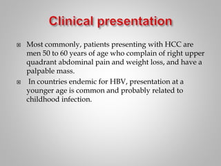 Hepatocellular carcinoma | PPTX