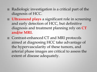 Hepatocellular carcinoma | PPTX