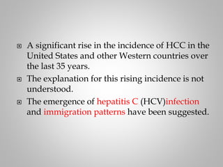Hepatocellular carcinoma | PPTX