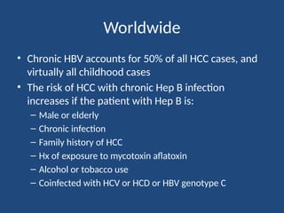 Hcd Risk Comprehensive Overview of Hepatocellular Carcinoma: Incidence, Risk ...