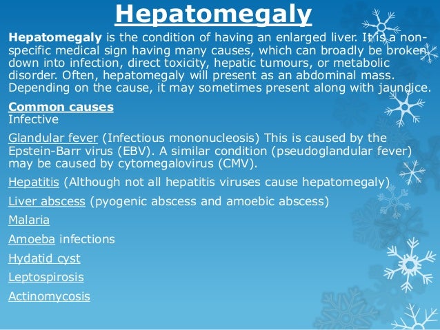 Hepatomegaly