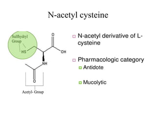 N-acetyl cysteine
 