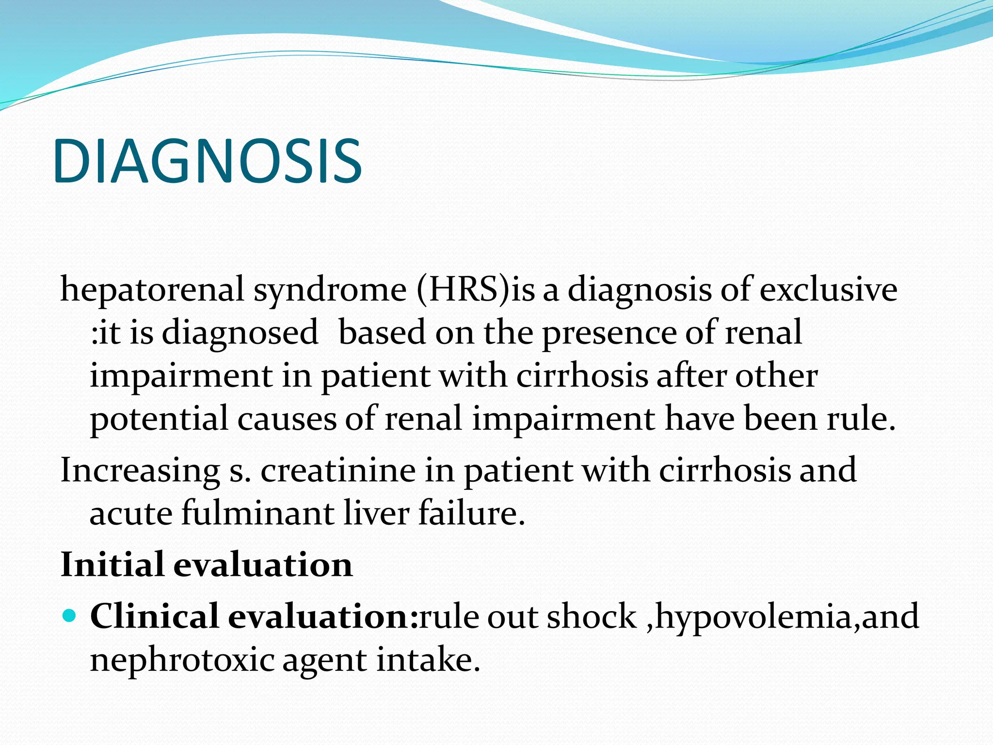 Exclusive Inglehart Renal Syndrome The Early Phase (Prodromal Period)