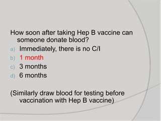 Hep b vaccine – best schedule & a quiz ! 