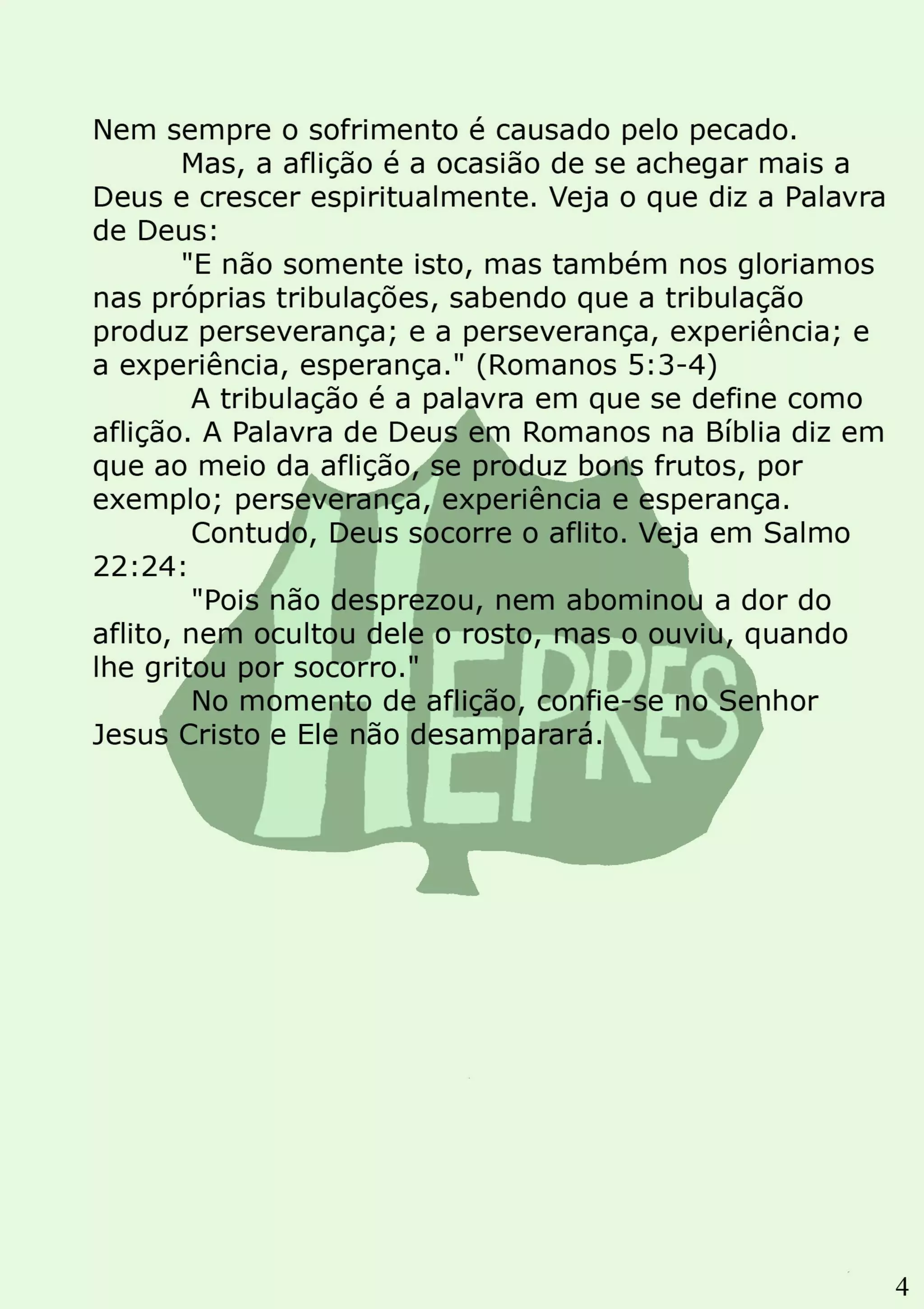 Hepres nº 2 - Confrontando a Aflição