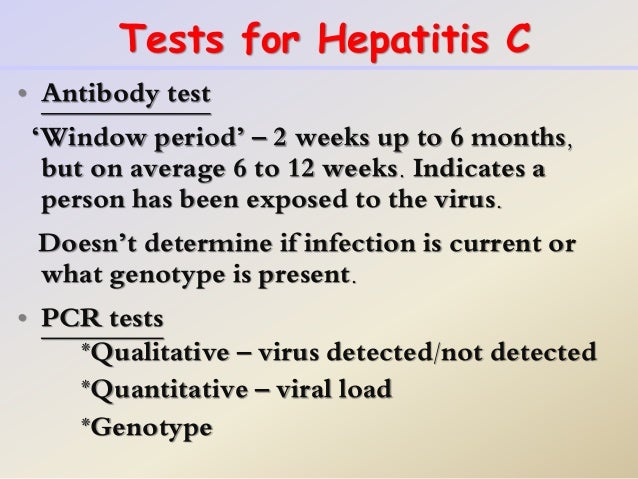 test load proper Heptitis c to Intoduction