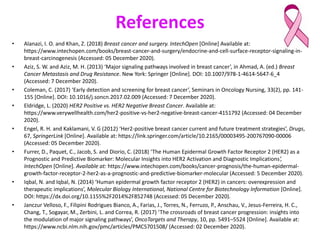 HER2+ signalling pathways