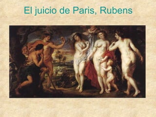 El juicio de Paris, Rubens 