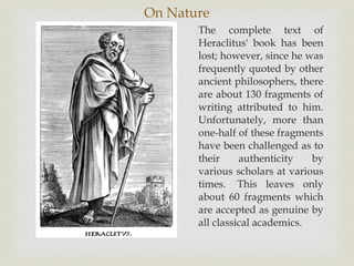 Heraclitus | PPT