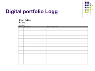 Digital portfolio Logg 