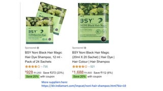 More suppliers here:
https://dir.indiamart.com/impcat/noni-hair-shampoo.html?biz=10
 