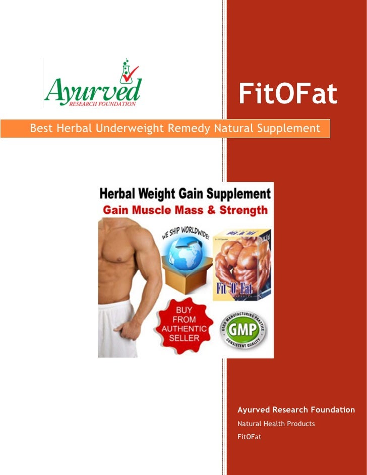 Best Herbal Underweight Remedy Natural Supplement
