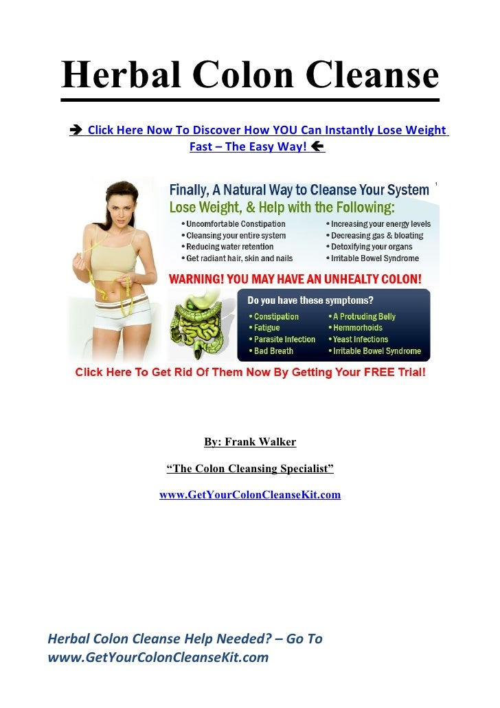 Herbal colon cleanse
