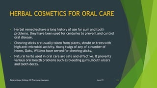 'Herbal cosmetics | PDF