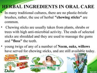 Herbal cosmetics for hair and skin care