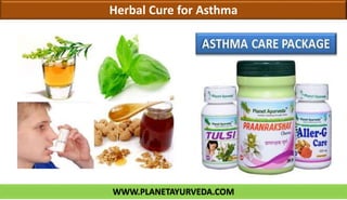 WWW.PLANETAYURVEDA.COM
Herbal Cure for Asthma
 