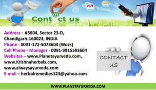 WWW.PLANETAYURVEDA.COM
 