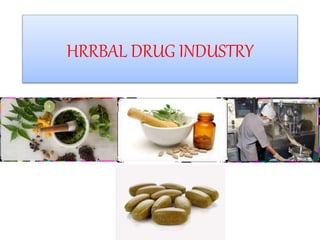 HRRBAL DRUG INDUSTRY
 