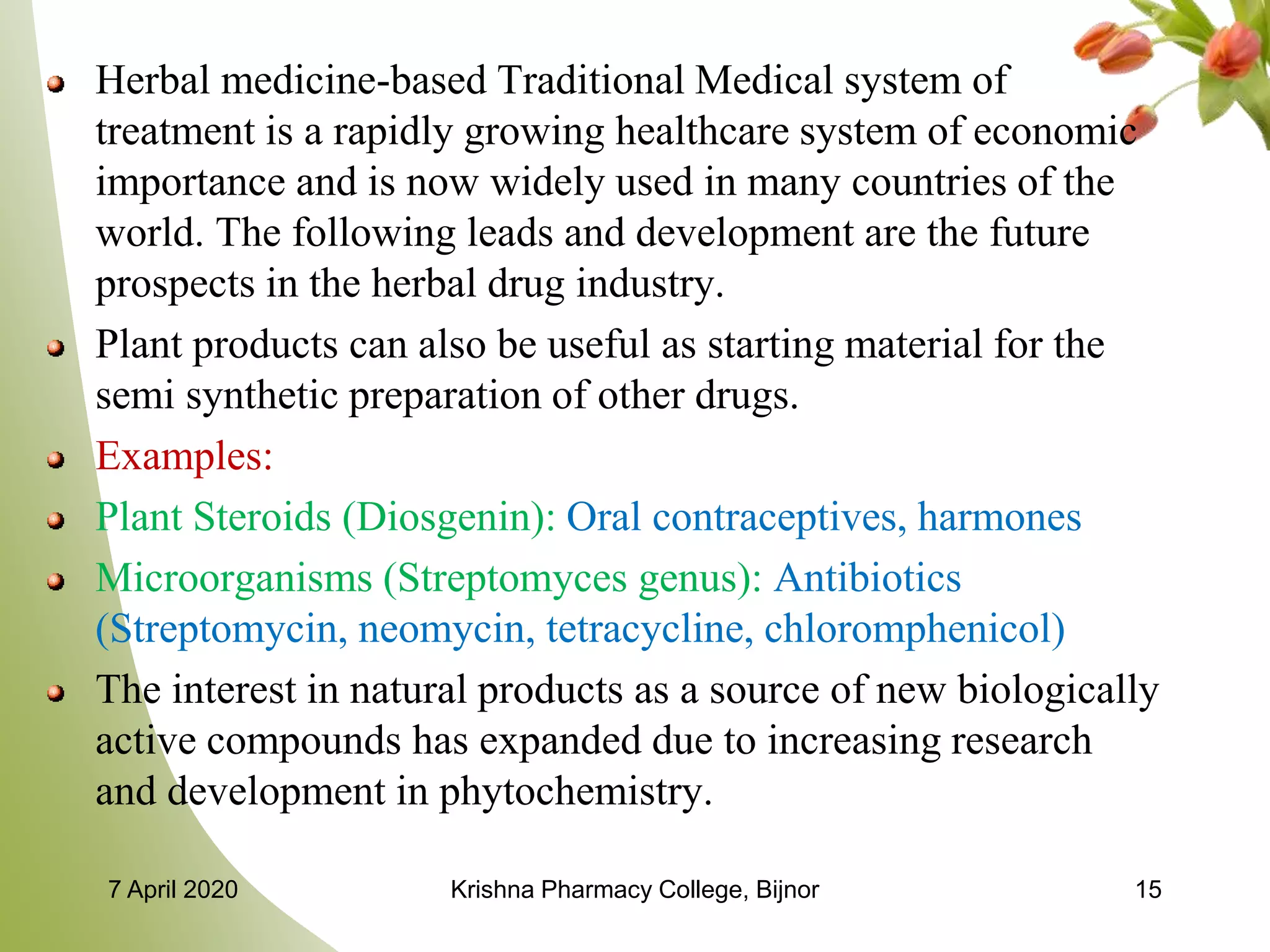 Herbal drug industry (unit 5) PPT