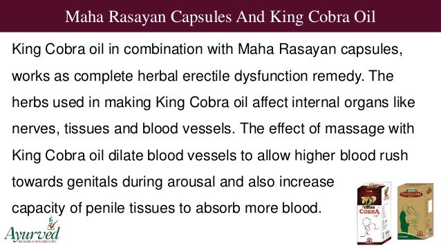 Herbal Erectile Dysfunction Remedy Impotence Natural Treatment
