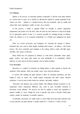 Herbal formulation chapter | PDF