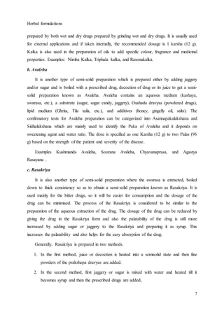 Herbal formulation chapter | PDF