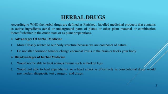 Introduction To Herbal Formulations | PPTX