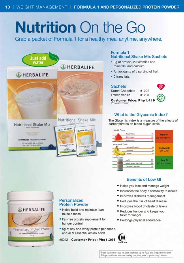 Herbalife Independent Distributor Energy Nutrition Weight