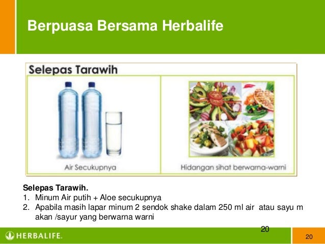 Herbalife di bulan Ramadhan-Puasa 1434 H