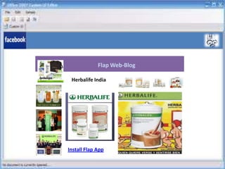 Flap-AppHerbalife India
Install Flap App
Flap Web-Blog
 