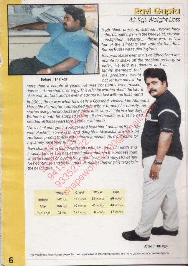 herbal life weight loss stories