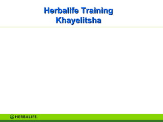 Herbalife Training Khayelitsha 