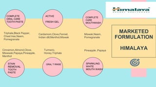 Herbal ingredients in Oral care | PPTX