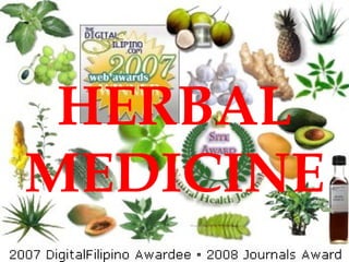 HERBAL
MEDICINE
 