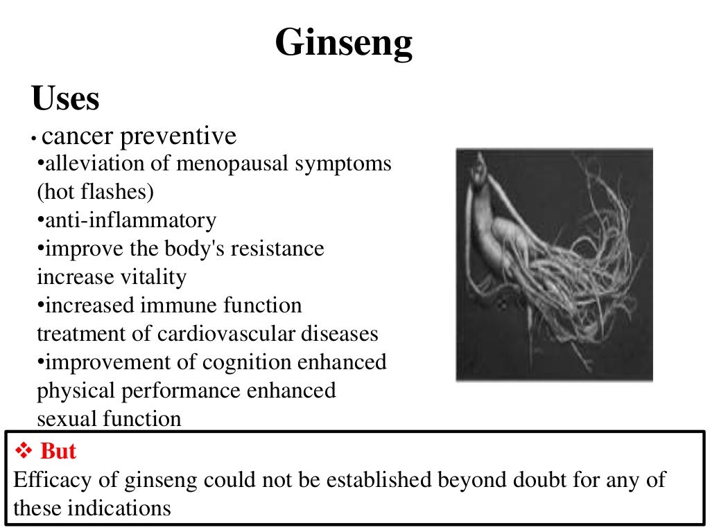 Herbal products side effects