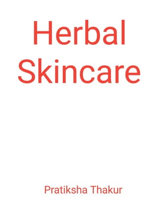 Herbal Skin Care 