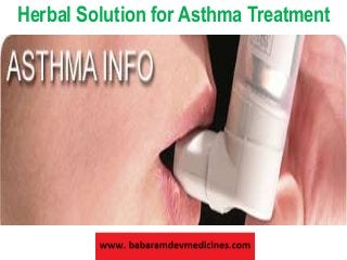 Herbal Solution for Asthma Treatment 
 