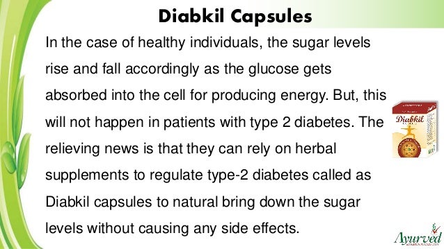 What is a natural way to bring down blood sugar levels in a diabetic?