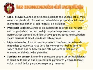 Las personas que no contestaron lo hicieron por que piensan que el maquillaje daña su piel con el pasar de el tiempo ANALISIS DE RESULTADOS Encuesta a estudiantesTABLA 5: ¿Te interesa saber los efectos que ocasiona los componentes químicos del maquillaje ?GRAFICO 5:¿Te interesa saber los efectos que ocasiona los componentes químicos del maquillaje ?