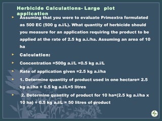 Herbicide small-large | PPT