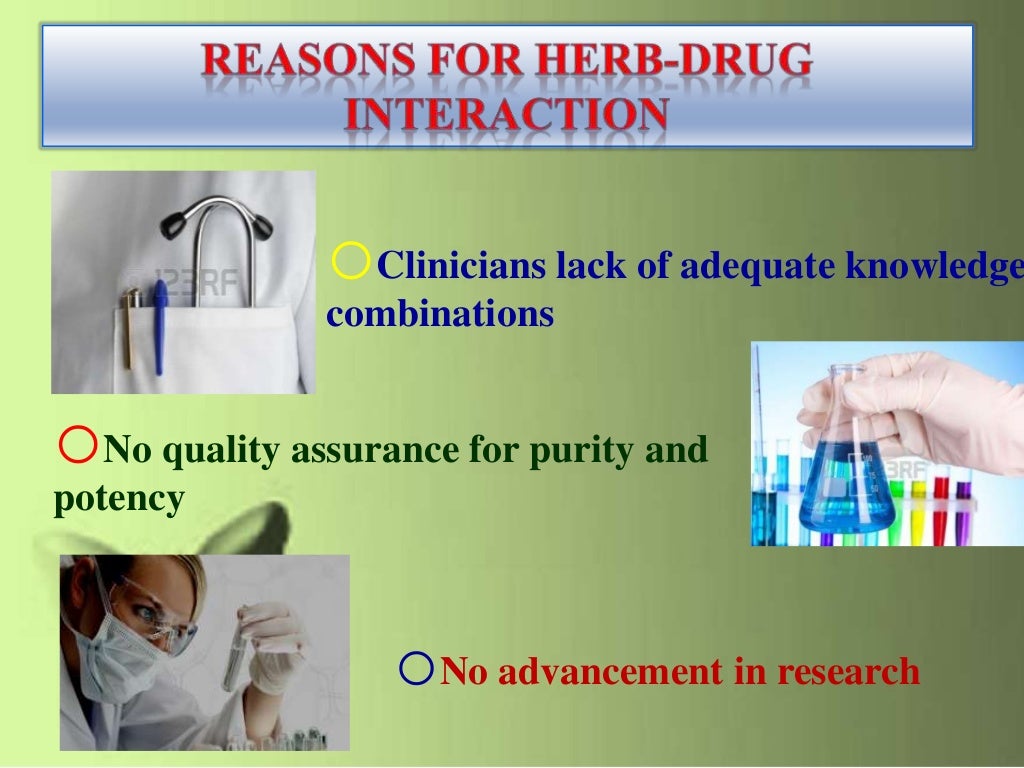 Herb drug interaction ppt by rupesh kumar