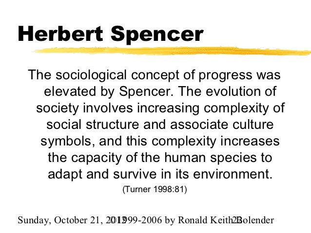 theory of social evolution by herbert spencer