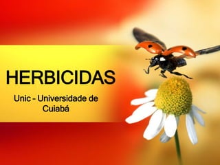 Unic – Universidade de
Cuiabá
HERBICIDAS
 