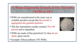 Wdg Formulation Process Comprehensive Guide to Herbicide Formulation and Application Methods in ...