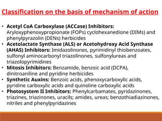 Herbicide classification classification.ppt