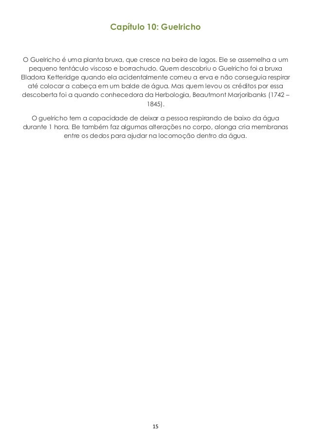 Herbologia: a magia das plantas Herbologia: a magia das plantas