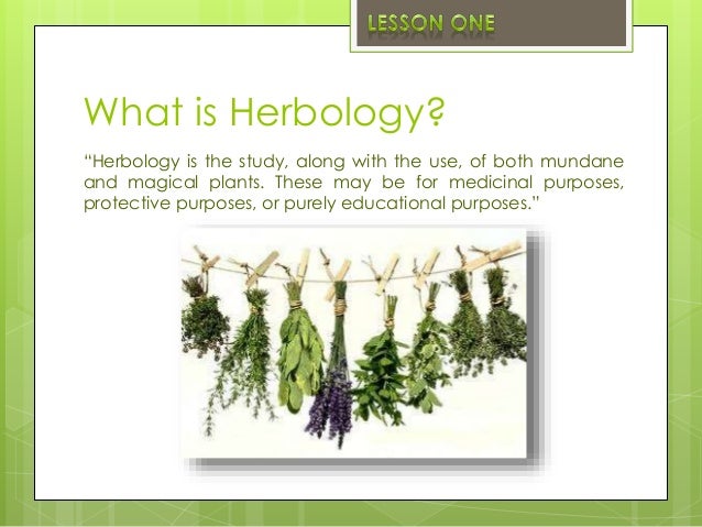 what is the herbology assignment